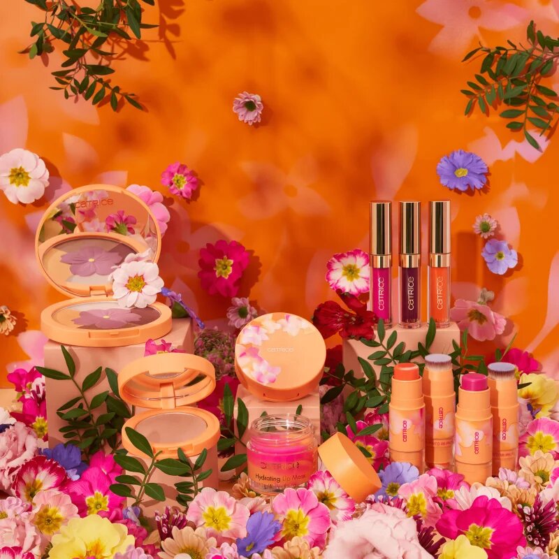 Catrice SEEKING FLOWERS blush cu efect iluminator stick culoare C01 Berrylicious 7 g
