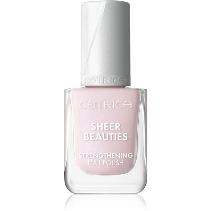 Catrice Sheer Beauties Strengthening Nail Polish lac pentru intarirea unghiilor culoare 040 Fluffy Cotton Candy 10.5 ml