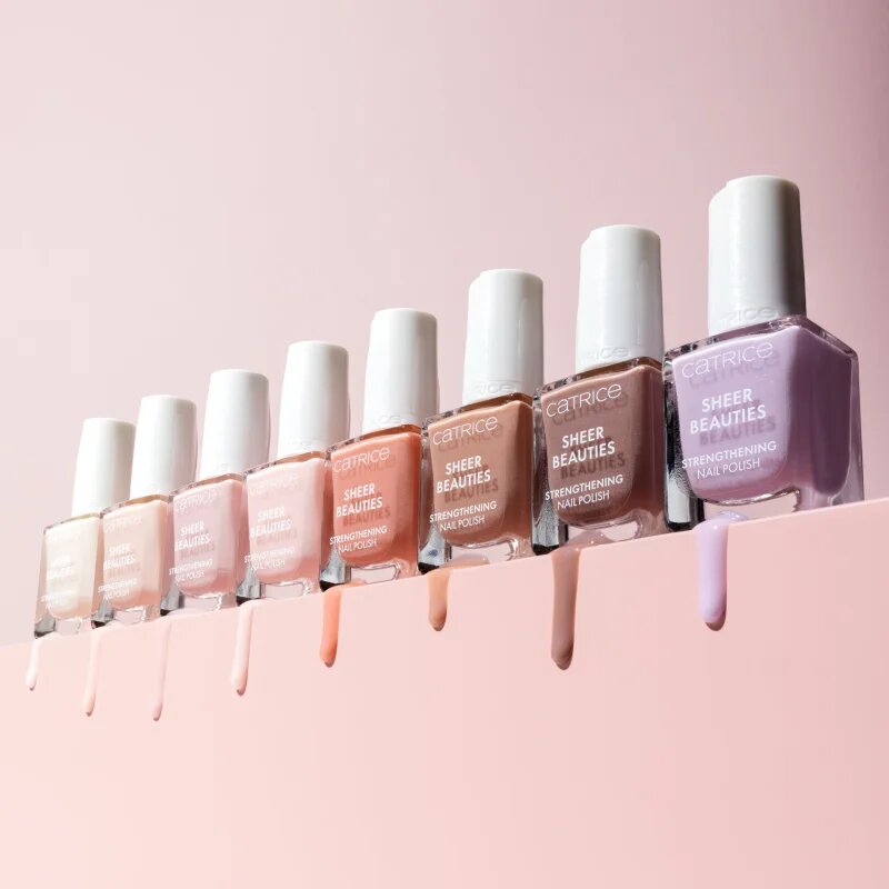 Catrice Sheer Beauties Strengthening Nail Polish lac pentru intarirea unghiilor culoare 040 Fluffy Cotton Candy 10.5 ml