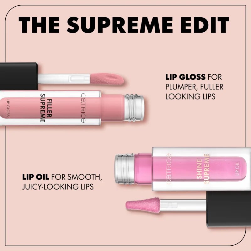 Catrice Shine Supreme ulei pentru buze cu efect de nutritiv culoare 050 Sweet Treat 4 ml