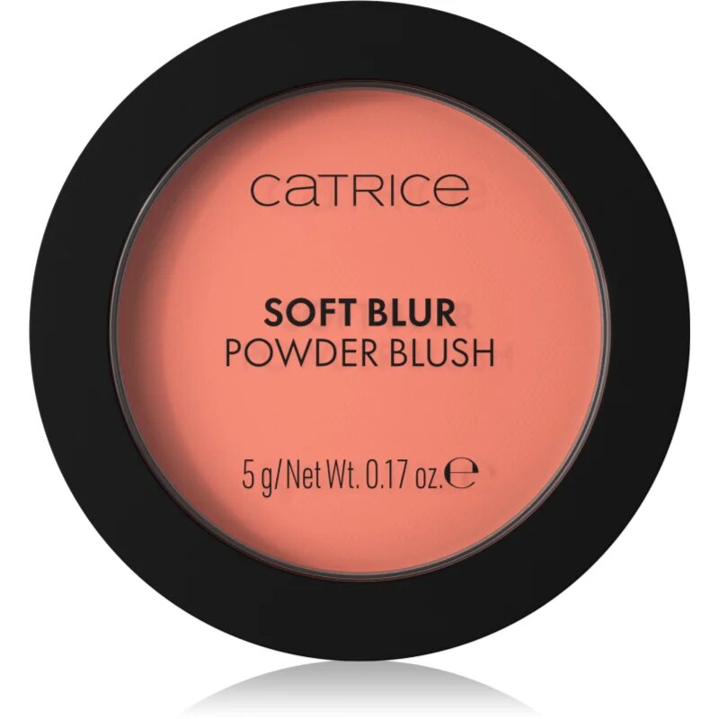 Catrice Soft Blur Powder Brush fard de obraz sub forma de pudra cu efect matifiant culoare 010 Lychee Lush 5 g