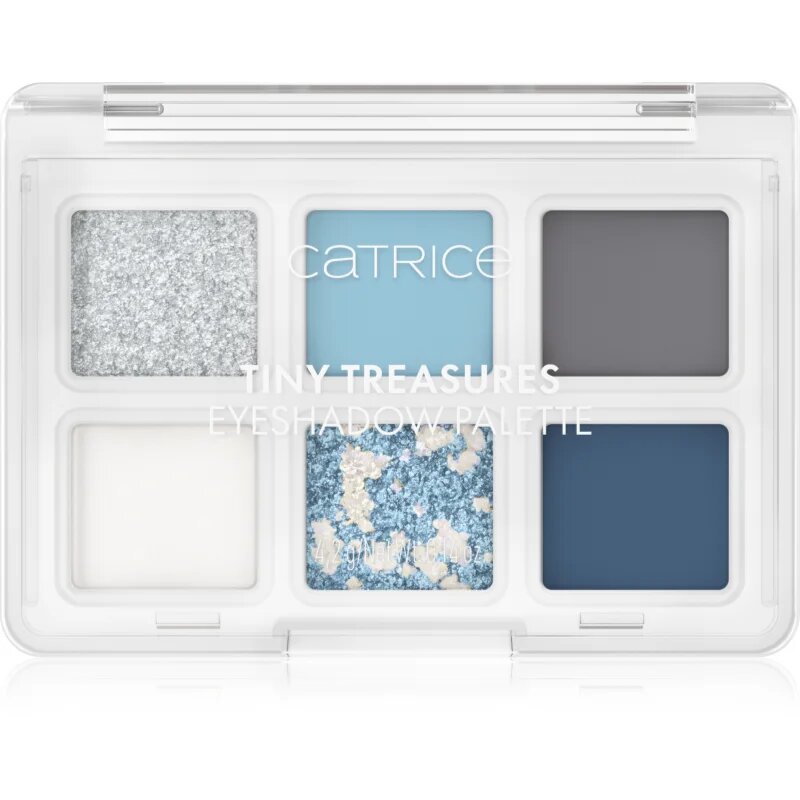 Catrice Tiny Treasures paletă cu farduri de ochi culoare 040 Icy Whisper 4.2 g