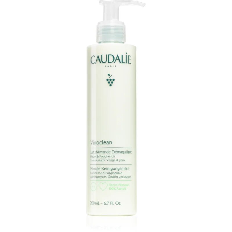 Caudalie Vinoclean lapte demachiant pentru față și ochi 200 ml