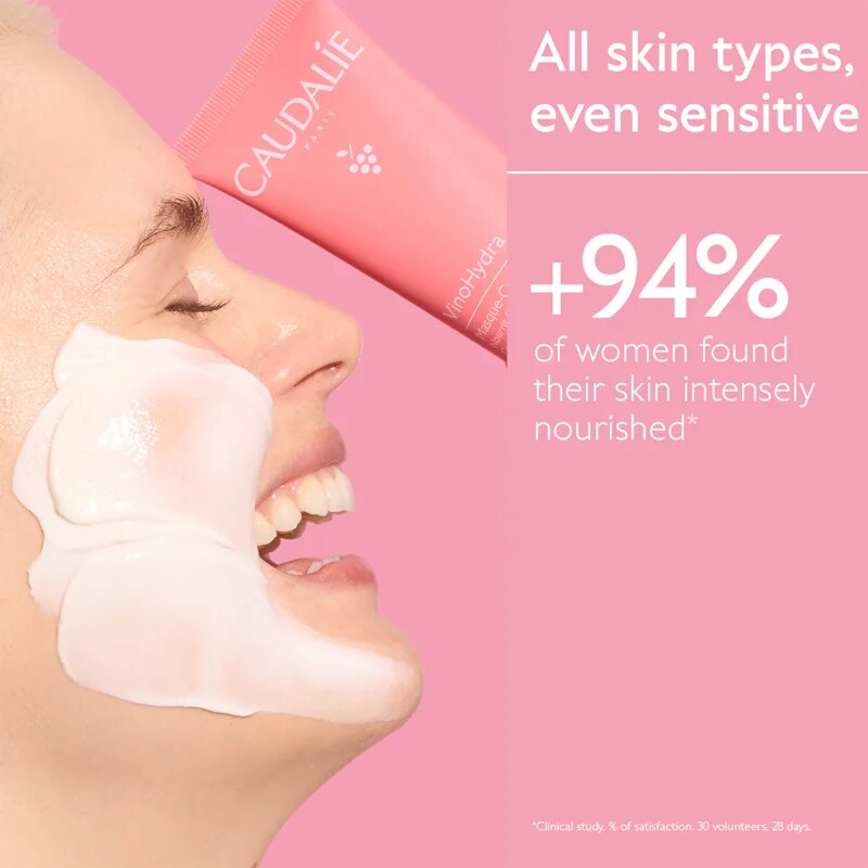 Caudalie VinoHydra Moisturizing Mask masca hidratanta cu efect de nutritiv 75 ml