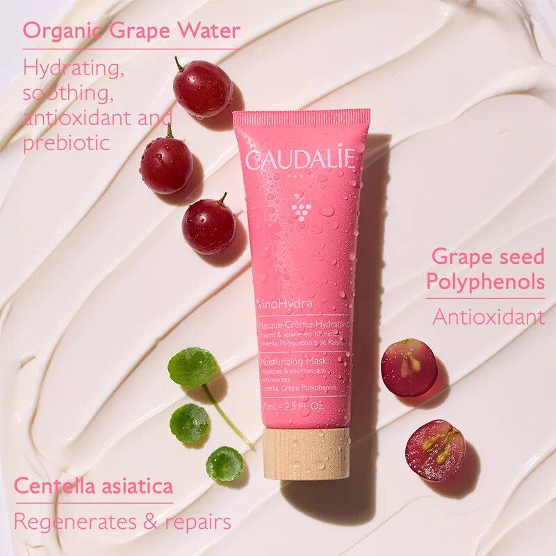 Caudalie VinoHydra Moisturizing Mask masca hidratanta cu efect de nutritiv 75 ml