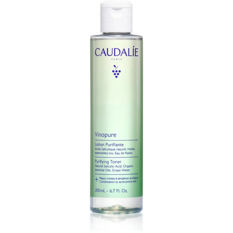 Vinopure Purifying Toner tonic pentru curatare pentru ten mixt 200 ml