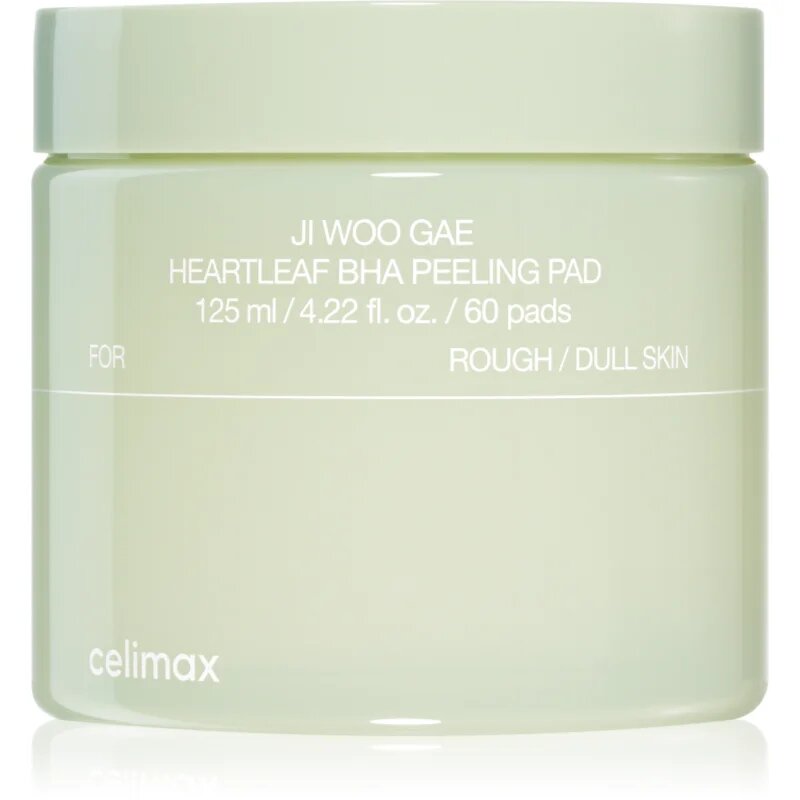 celimax Ji Woo Gae Heartleaf BHA Peeling Pad tampoane exfoliante cu efect calmant 60 buc