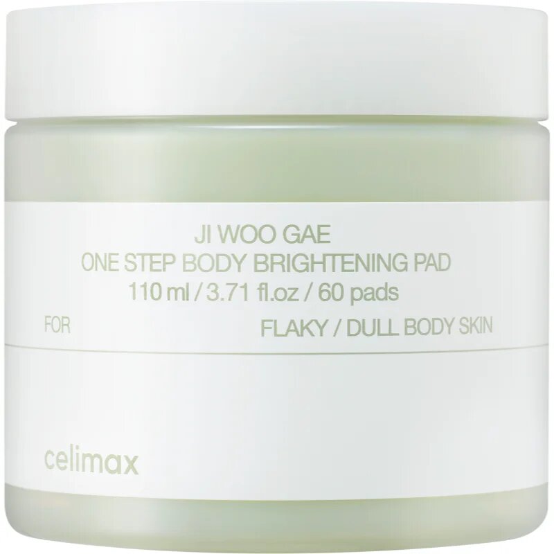 celimax Ji Woo Gae One Step Body Brightening Pad tampoane exfoliante pentru corp 60 buc