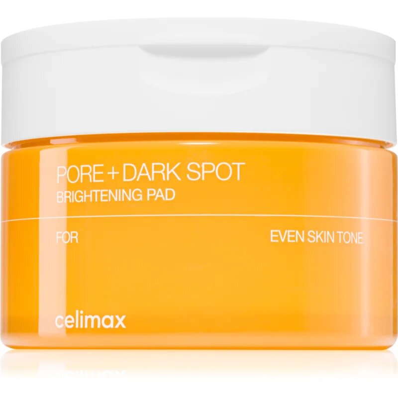 celimax Pore+Dark Spot Brightening Pad dischete de tonifiere pentru luminozitate si hidratare 80 buc