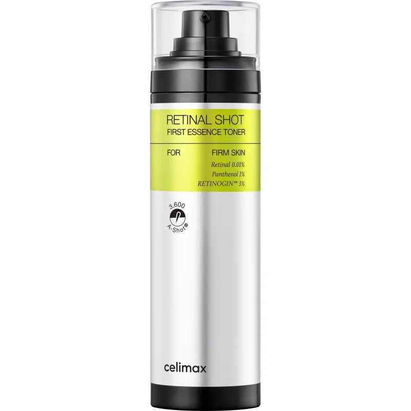 celimax Retinal Shot First Essence Toner tonic facial iluminator cu efect de întărire 80 ml