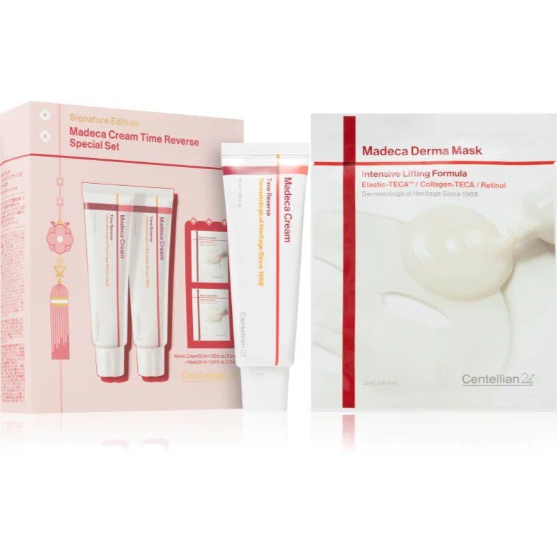 Centellian24 Madeca Cream Time Reverse Signature Edition set cadou pentru a restabili fermitatea pielii