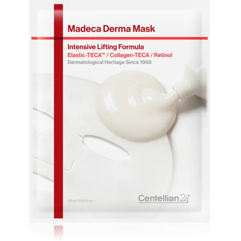Centellian24 Madeca Derrma Mask - Intensive Lifting Formula mască textilă cu efect de lifting cu efect calmant 25 ml