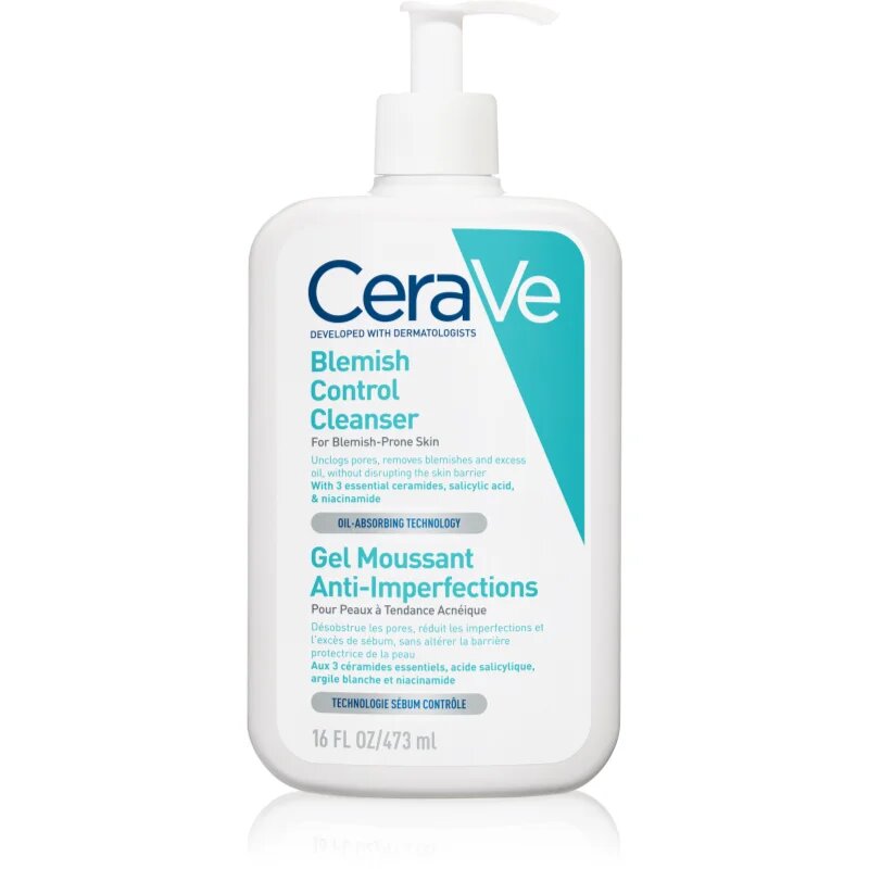 Blemish Control gel de curățare impotriva imperfectiunilor pielii cauzate de acnee 473 ml