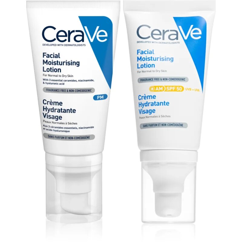 CeraVe Moisturizers Facial Moisturising Lotion set pentru hidratare intensa