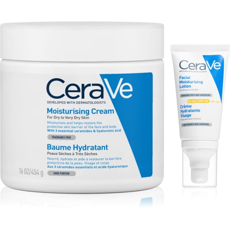 CeraVe Moisturizers set pentru hidratare intensa