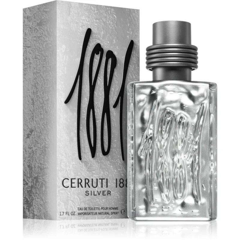 Cerruti 1881 Silver Eau de Toilette pentru bărbați 50 ml