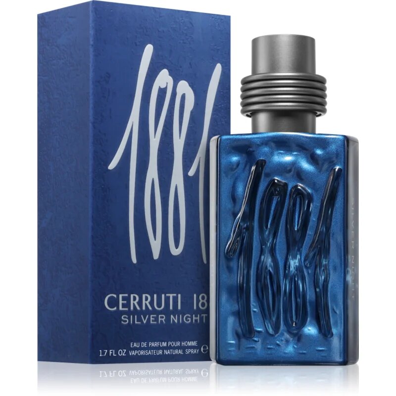 Cerruti 1881 Silver Night Eau de Parfum pentru bărbați 50 ml