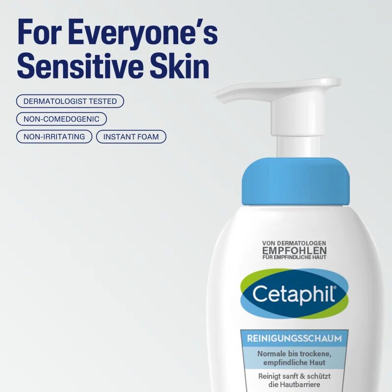 Cetaphil Gentle Foaming Cleanser Cleansing Foam spuma de curatat pentru piele normala si uscata 200 ml