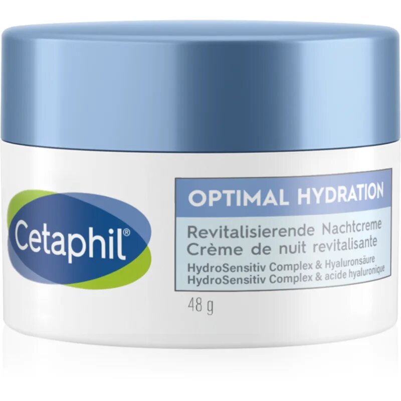 Cetaphil Optimal Hydration Replenishing Night Cream crema hidratanta de noapte pentru piele sensibilă 48 g
