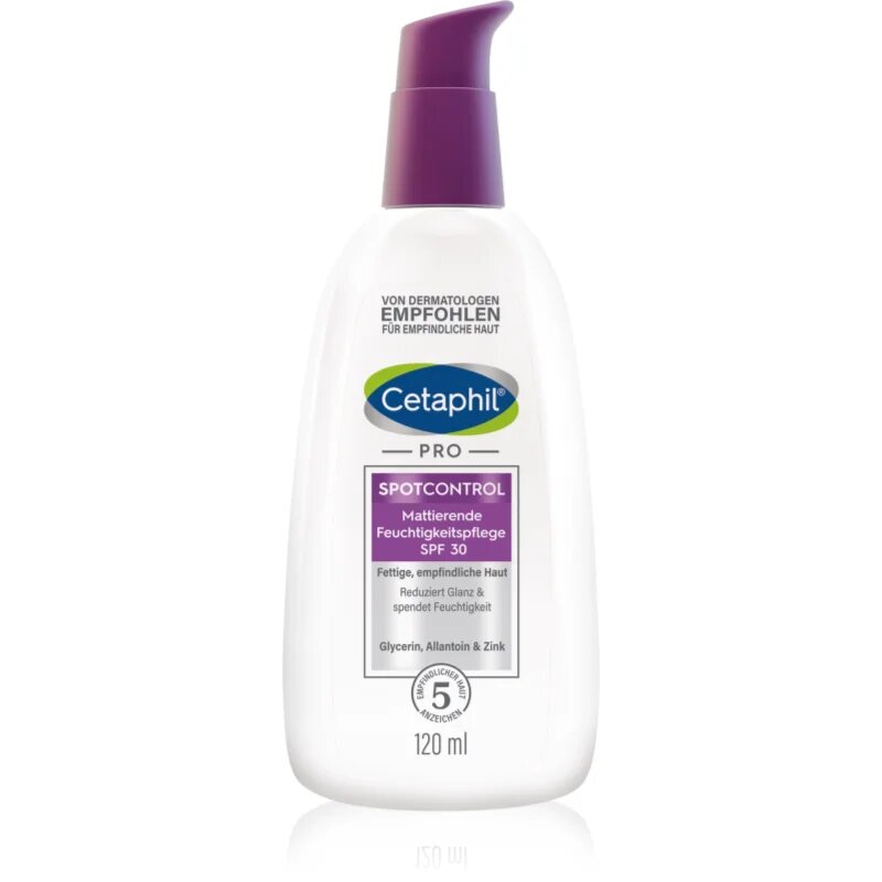 Cetaphil PRO SpotControl Oil Control crema matifianta si hidratanta SPF 30 120 ml