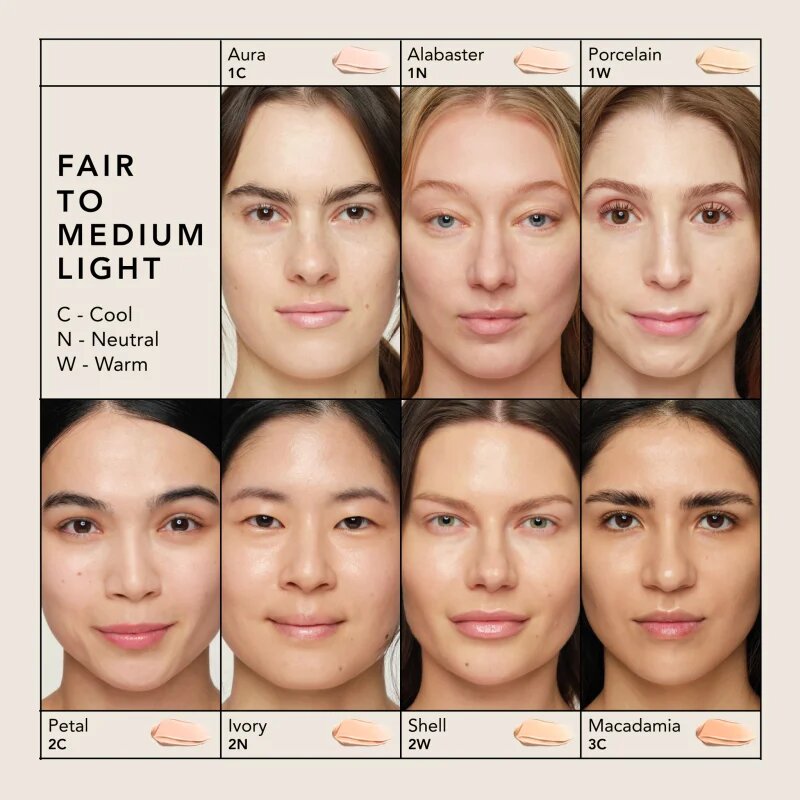 Chantecaille Future Skin Gel Foundation make up hidratant cu efect iluminator Aura 30 g