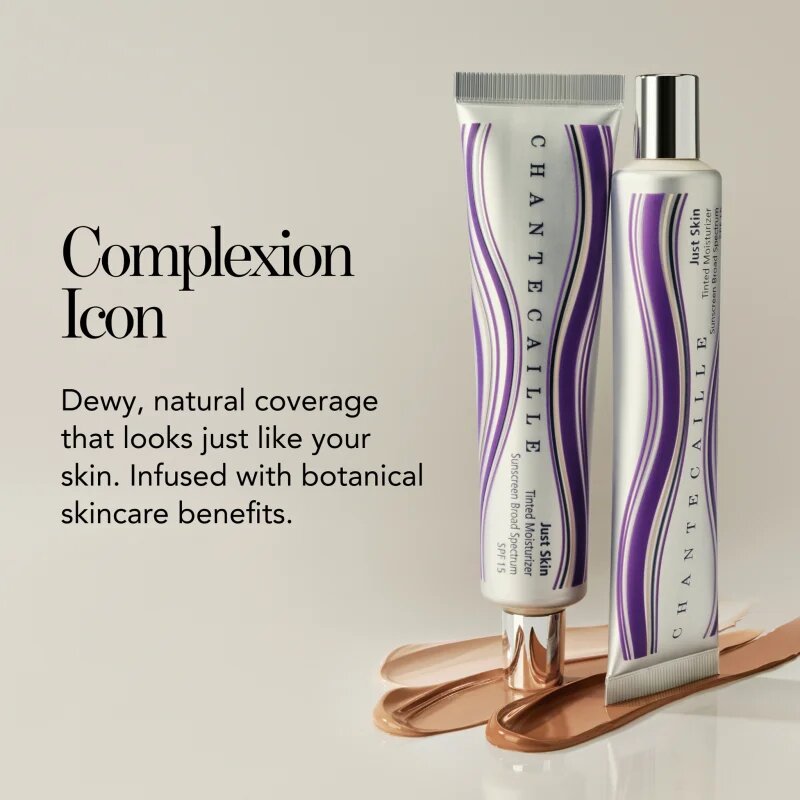 Chantecaille Just Skin Tinted Moisturizer cremă hidratantă nuanțatoare cu efect de iluminare SPF 15 Mahogany 35 g