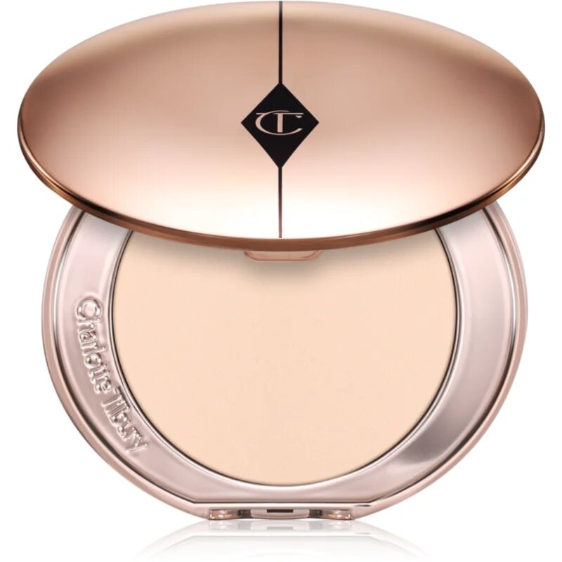 Charlotte Tilbury Airbrush Flawless Finish pudră compactă iluminatoare culoare 1 Fair 8 g