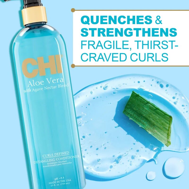 CHI Aloe Vera Curls Defined balsam pentru par ondulat si cret 739 ml