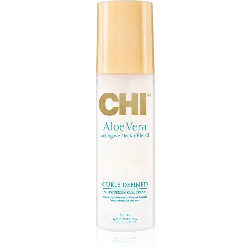 CHI Aloe Vera Moisturizing Curl Cream spray care nu necesita clatire pentru par ondulat si cret 147 ml