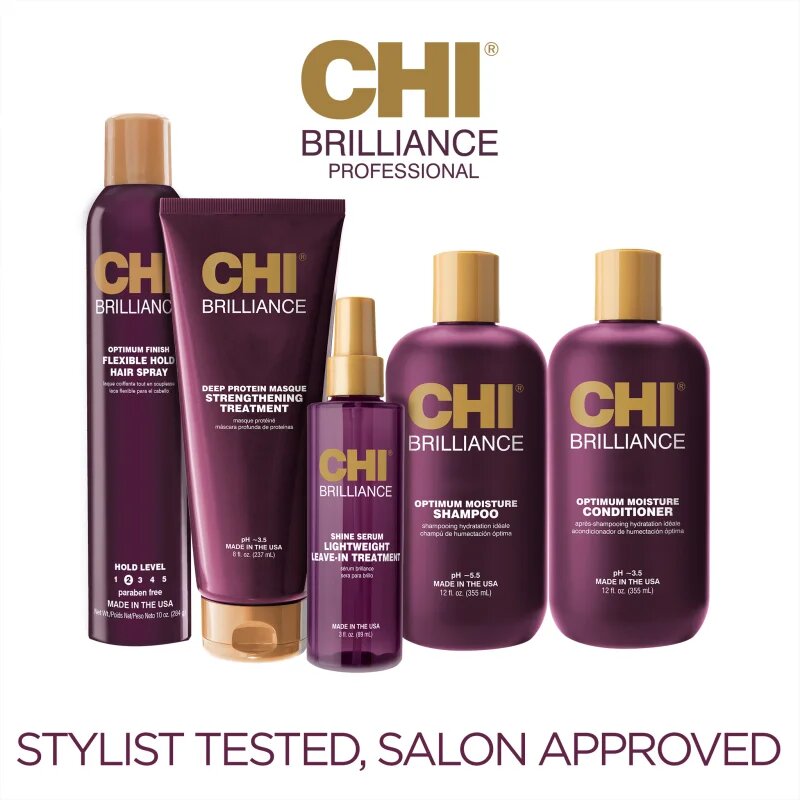 CHI Brilliance Optimum Moisture Conditioner balsam hidratant pentru păr uscat și deteriorat 946 ml