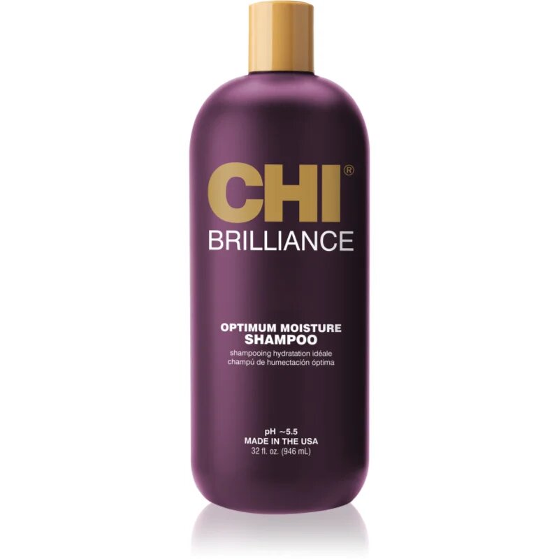 CHI Brilliance Optimum Moisture Shampoo sampon hidratant pentru un par stralucitor si catifelat 946 ml