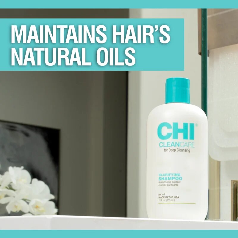 CHI CLEANCARE Clarifying Shampoo curatarea profunda a scalpului 355 ml
