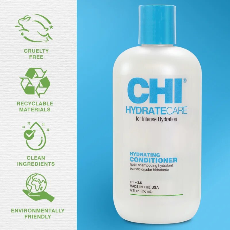 CHI HYDRATECARE Hydrating Conditioner balsam profund hidratant pentru par uscat 355 ml