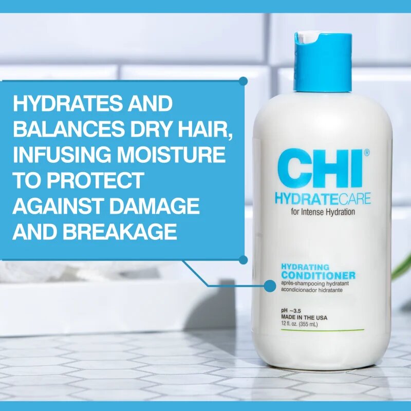 CHI HYDRATECARE Hydrating Conditioner balsam profund hidratant pentru par uscat 355 ml