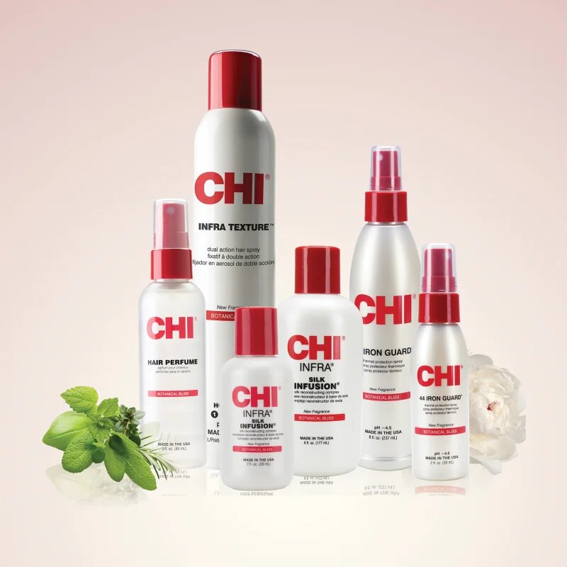 CHI Infra Botanical Bliss Texture Hair Spray spray pentru păr pentru modelarea termica a parului 284 g
