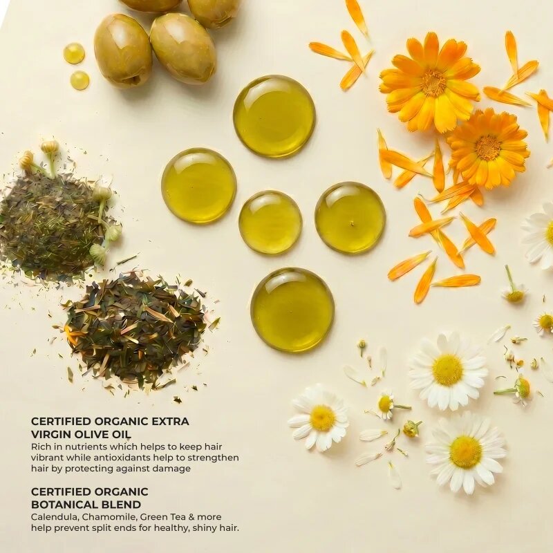 CHI Olive Naturals Hair & Body Shampoo gel de duș și șampon cu ulei de masline 2in1 340 ml