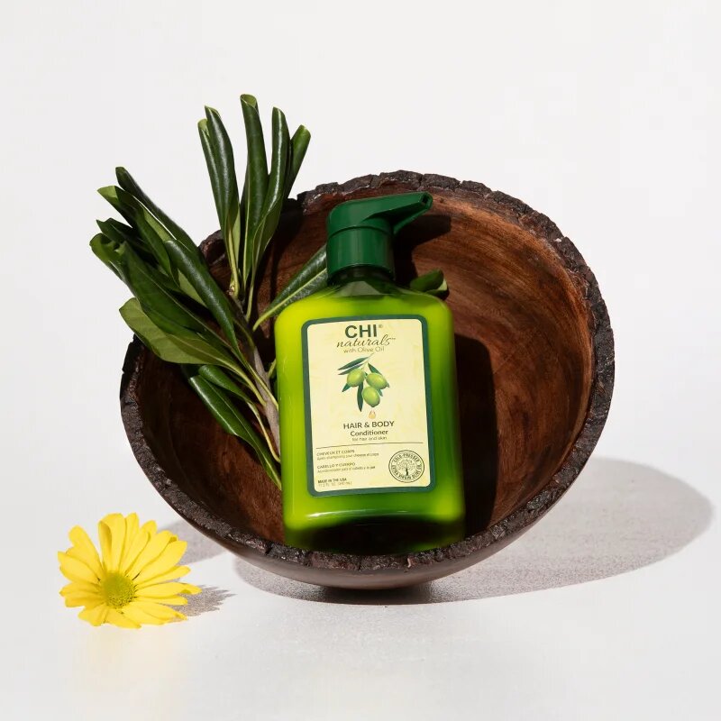CHI Organics Olive balsam hidratant de par si de corp 340 ml