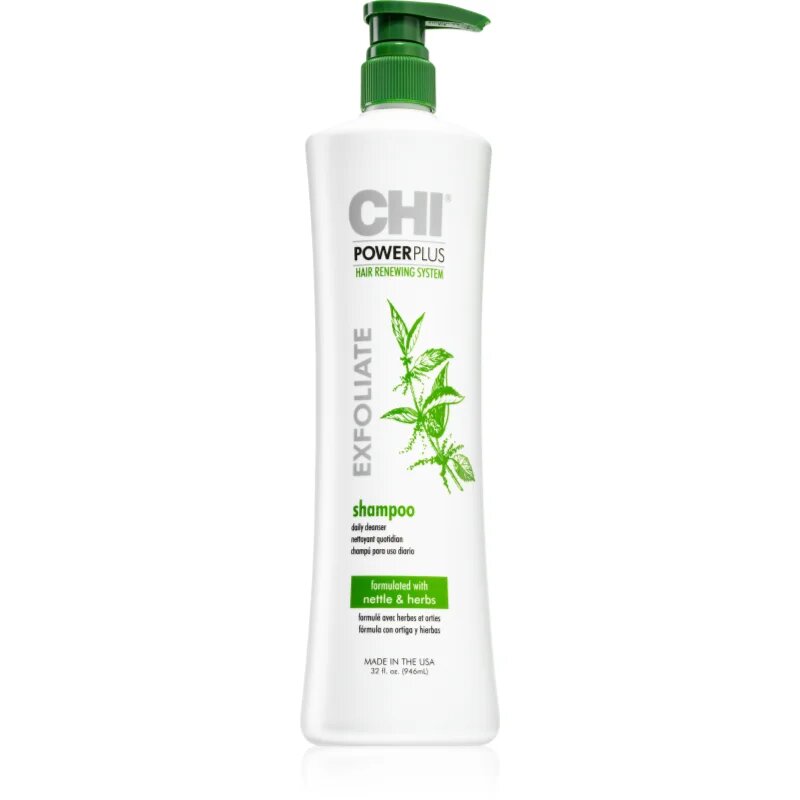 CHI Power Plus Exfoliate Shampoo șampon exfoliant pentru refacerea scalpului 946 ml
