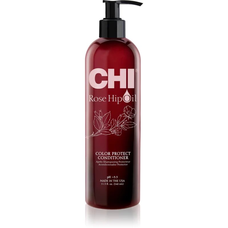 CHI Rose Hip Oil Conditioner balsam pentru păr vopsit 340 ml