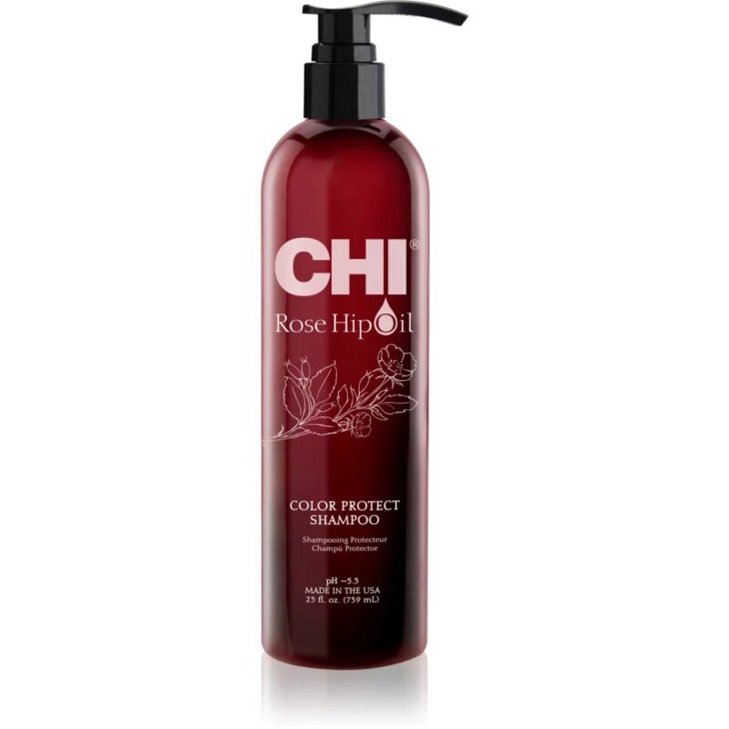 CHI Rose Hip Oil Shampoo șampon pentru păr vopsit 739 ml