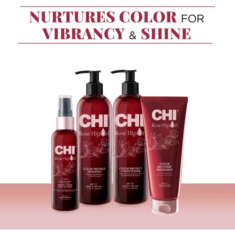 CHI Rose Hip Oil Shampoo șampon pentru păr vopsit 739 ml
