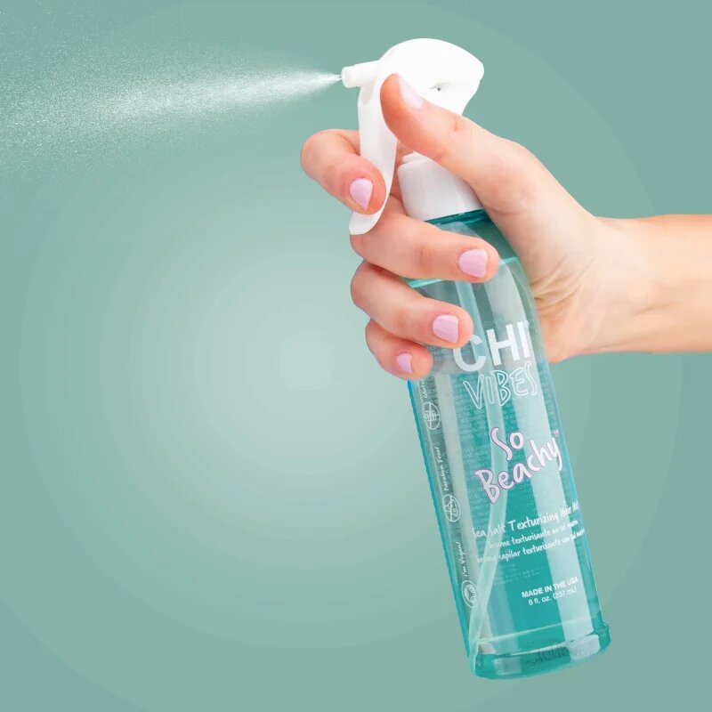 CHI SO BEACHY™ Sea Salt Texturizing Hair Mist spray cu sare cu efect de plajă 237 ml
