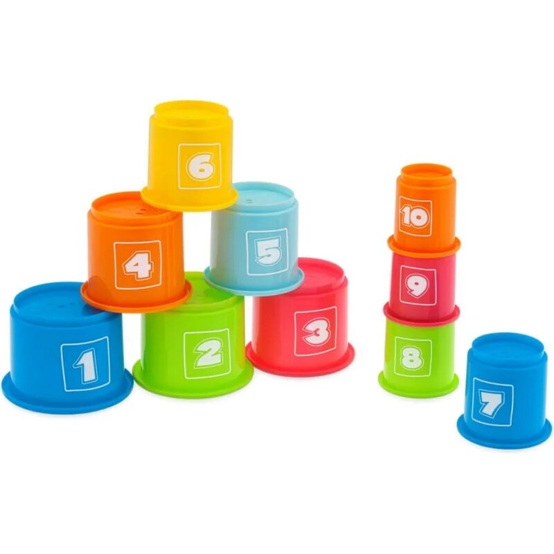 Chicco 2 in 1 Stacking Cups cupe de stivuire 9m+ 10 buc
