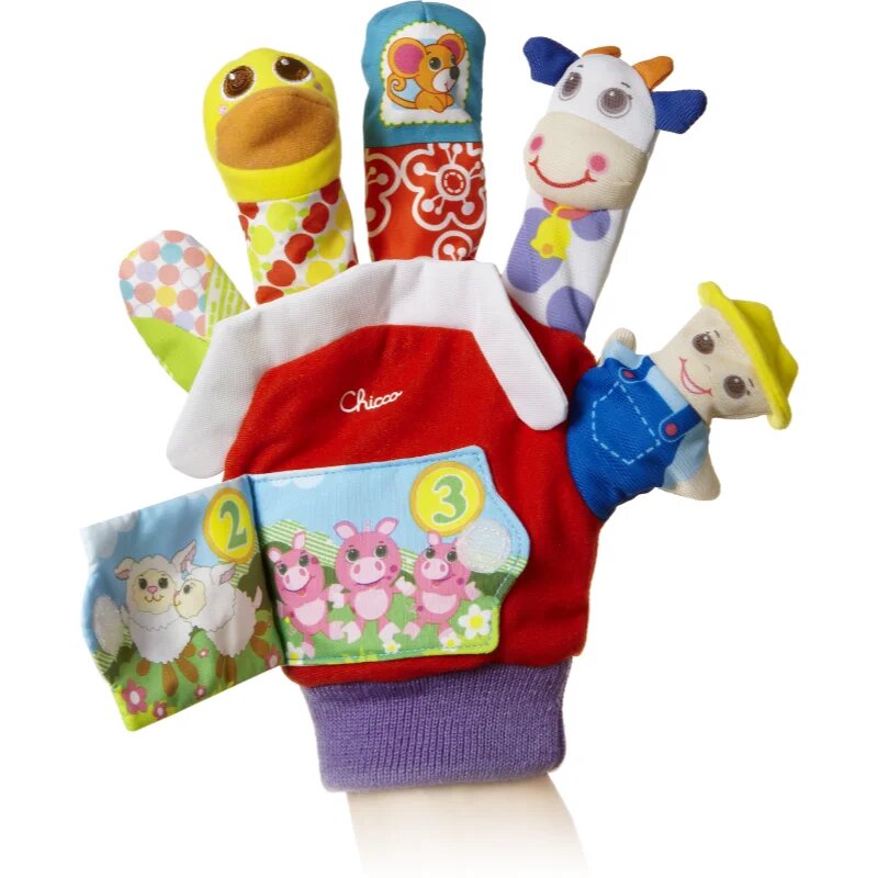 Chicco Finger Puppet 3m+ jucărie de pluș 20 x 24 x 4 cm 1 buc