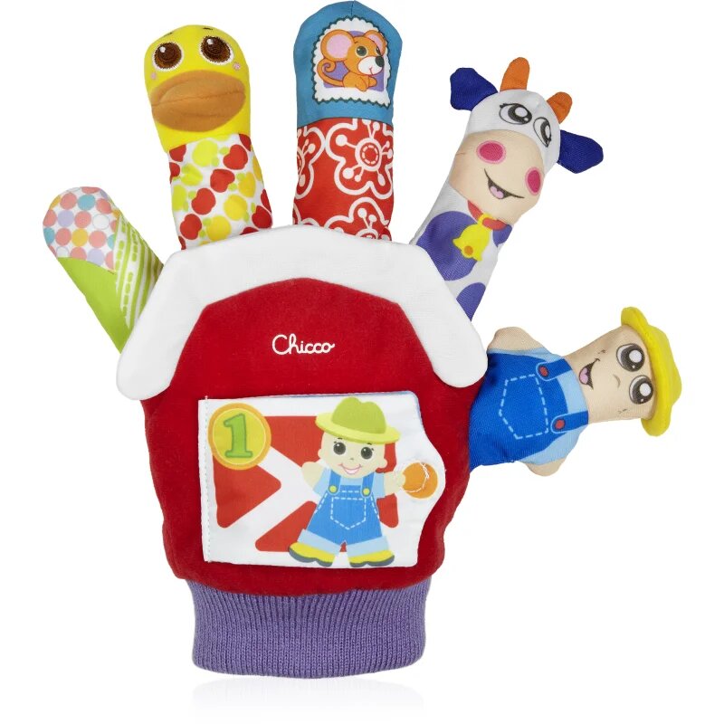 Chicco Finger Puppet 3m+ jucărie de pluș 20 x 24 x 4 cm 1 buc