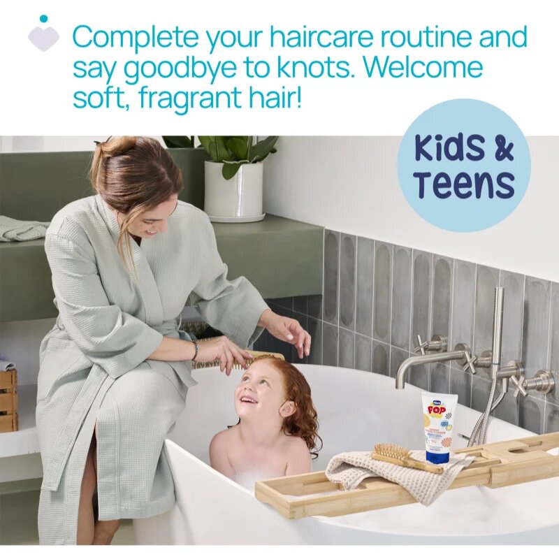 Chicco Pop Vanilla Wrap balsam pentru păr pentru copii 150 ml