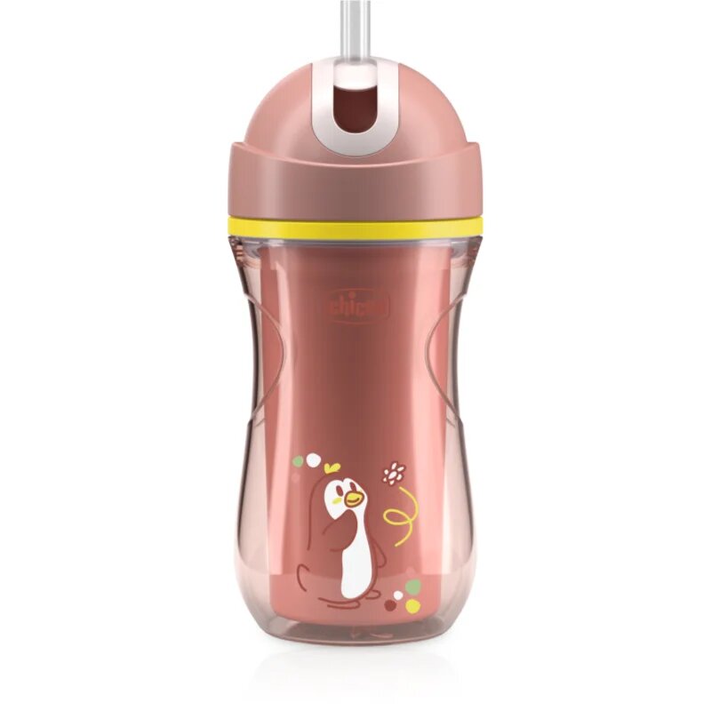 Chicco Sport Cup 14m+ ceasca cu pai Pink 266 ml