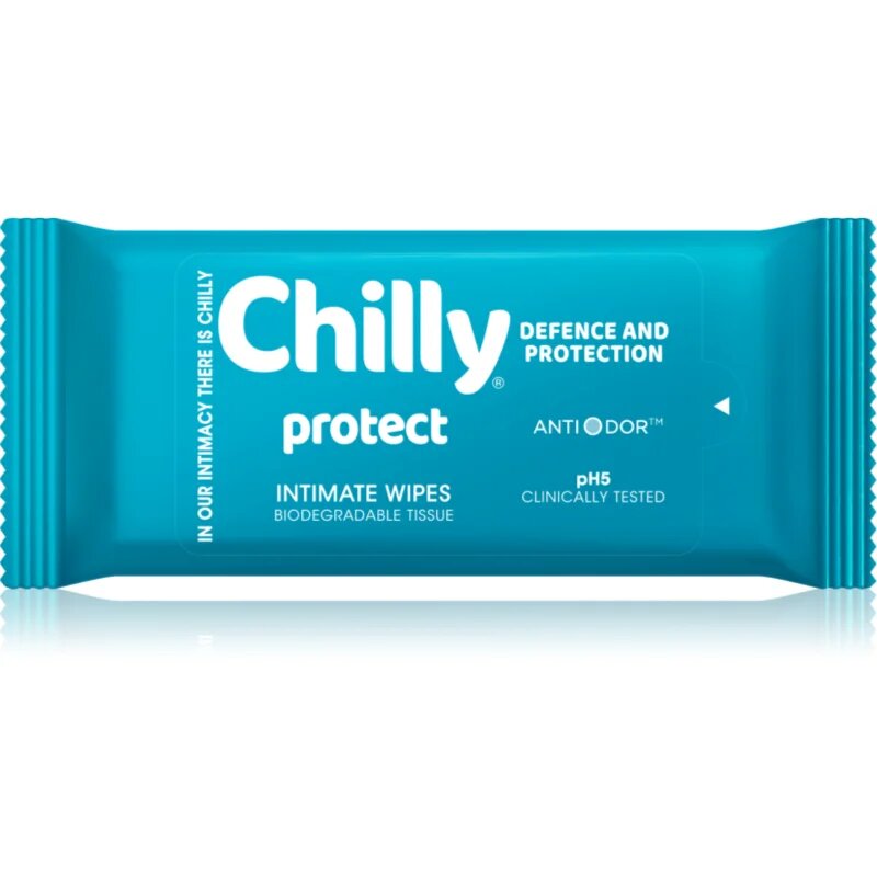 Chilly Protect Intimate Wipes servetele umede pentru igiena intima 12 buc