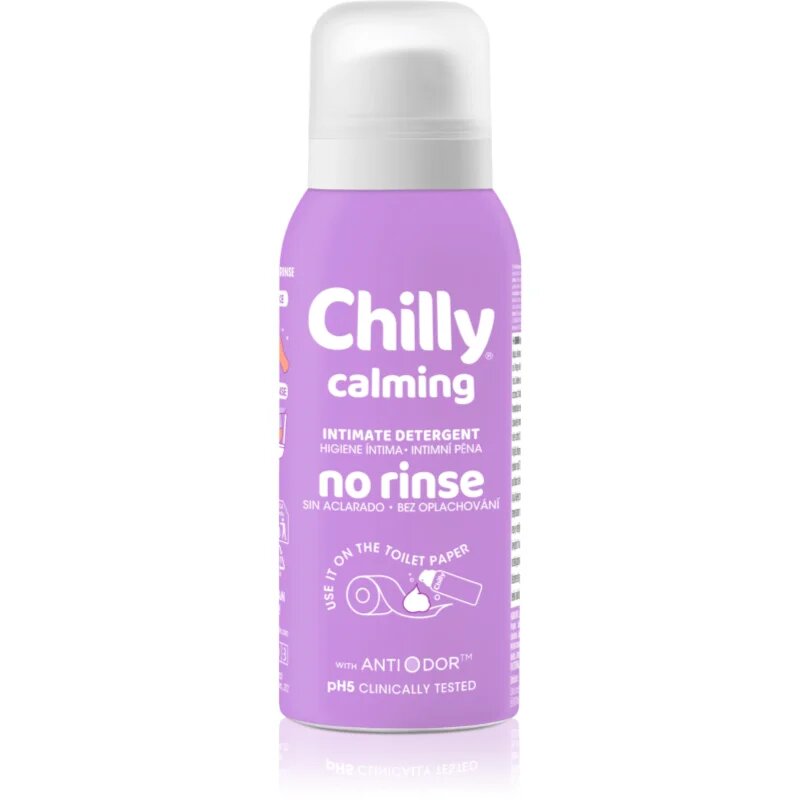 Chilly Soothing No Rinse demachiant spumant delicat pentru igiena intima 100 ml
