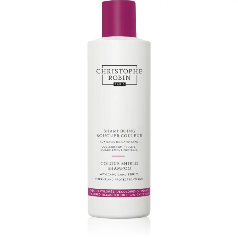 Christophe Robin Color Shield Shampoo with Camu-Camu Berries sampon hranitor pentru par vopsit sau suvitat 250 ml